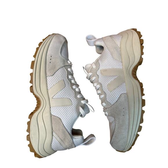 VEJA Venturi Alveomesh White Pierre Natural Size 7 - Picture 6 of 8